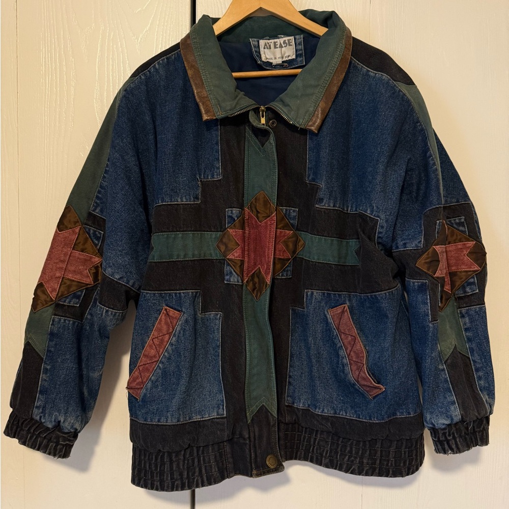 Women's Multicolor Jean Jacket